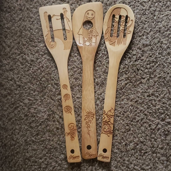 Other - BN Nightmare before Christmas wodden utensils
